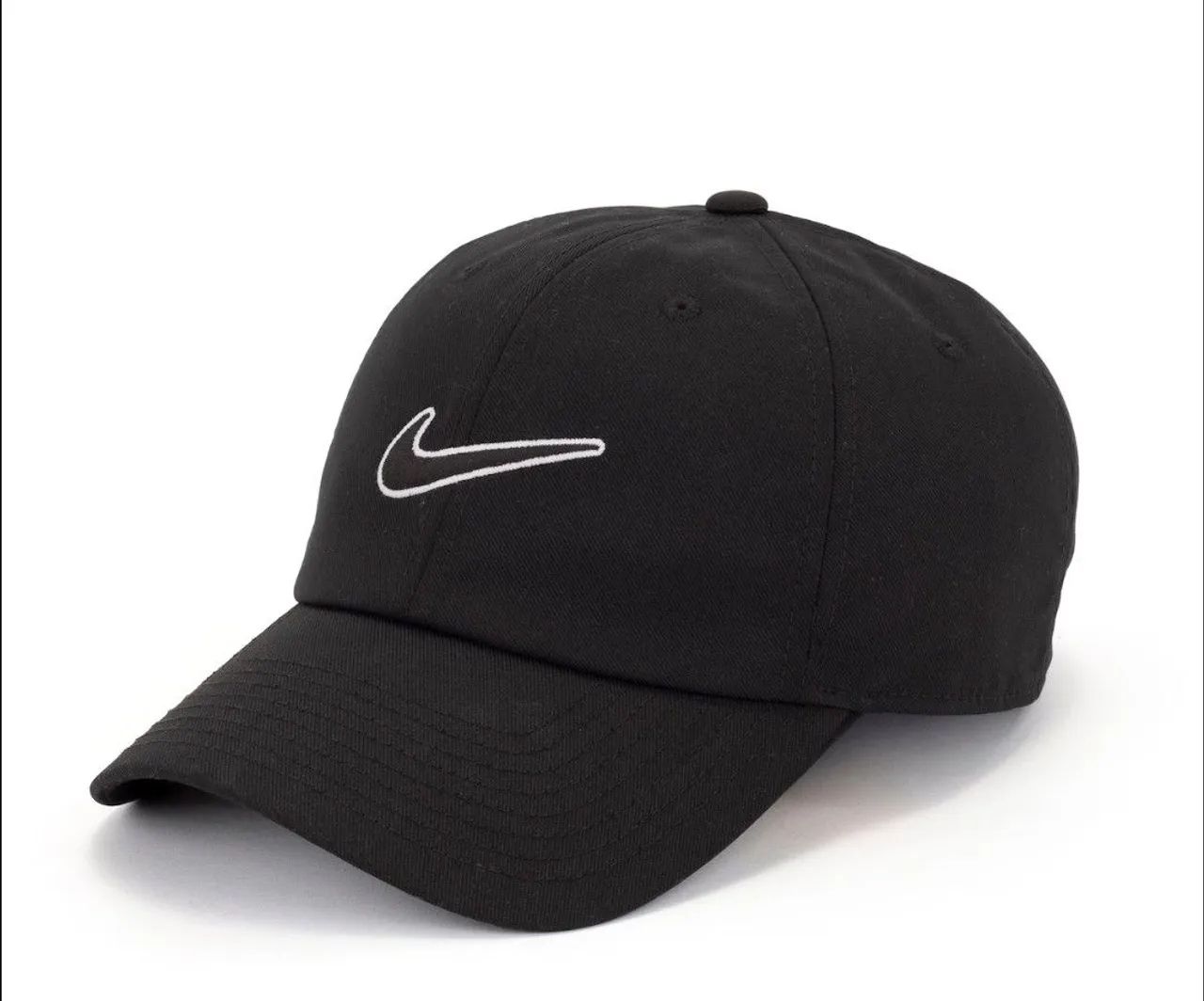 Boné Nike Swoosh Preto Original Tam M/L.