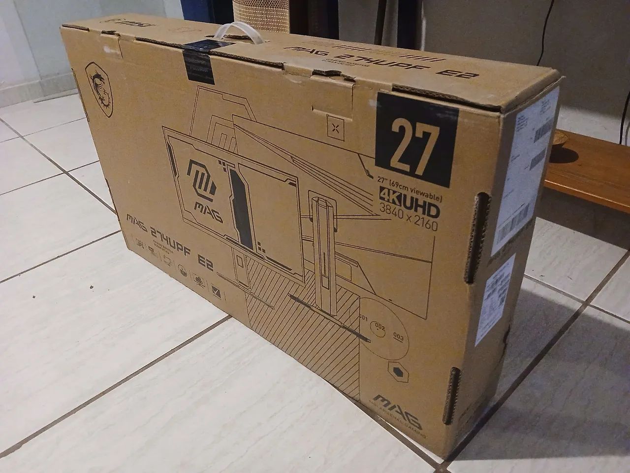 Monitor 4K 160hz 27 polegadas MSI - Foto 2