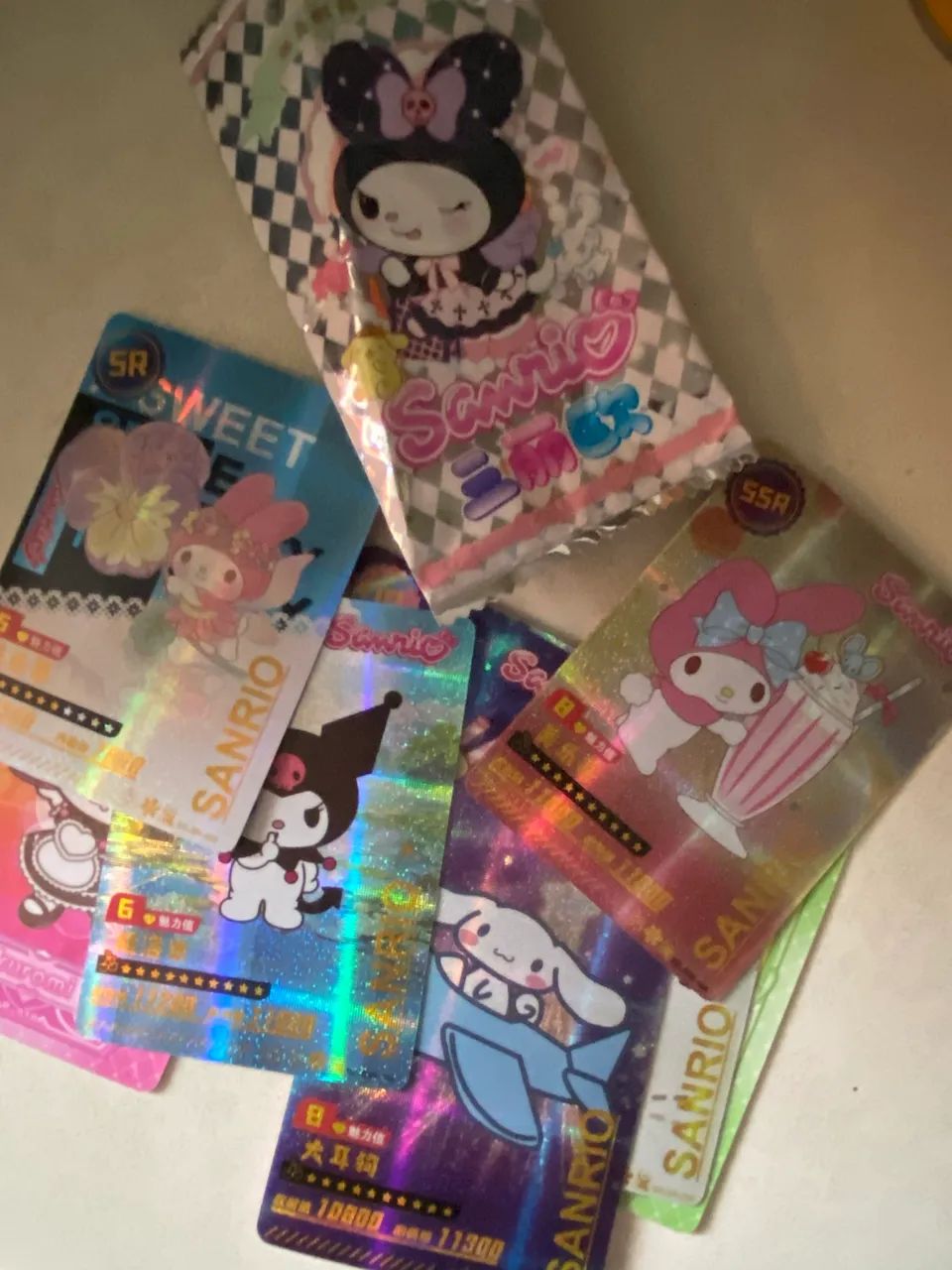 Cards colecionáveis oficial Sanrio