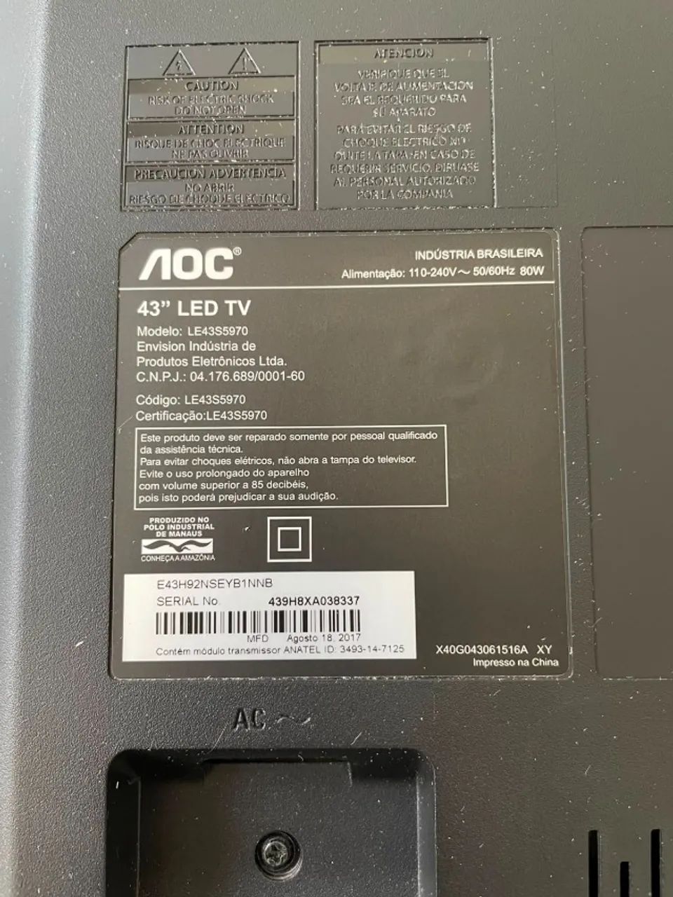 Smart TV AOC 43" LED Full  - LE43S5970 - Foto 3