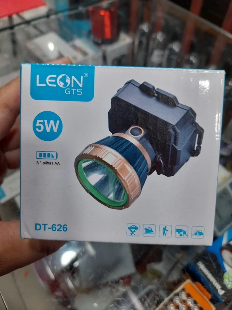Lanterna da Cabeça a pilha