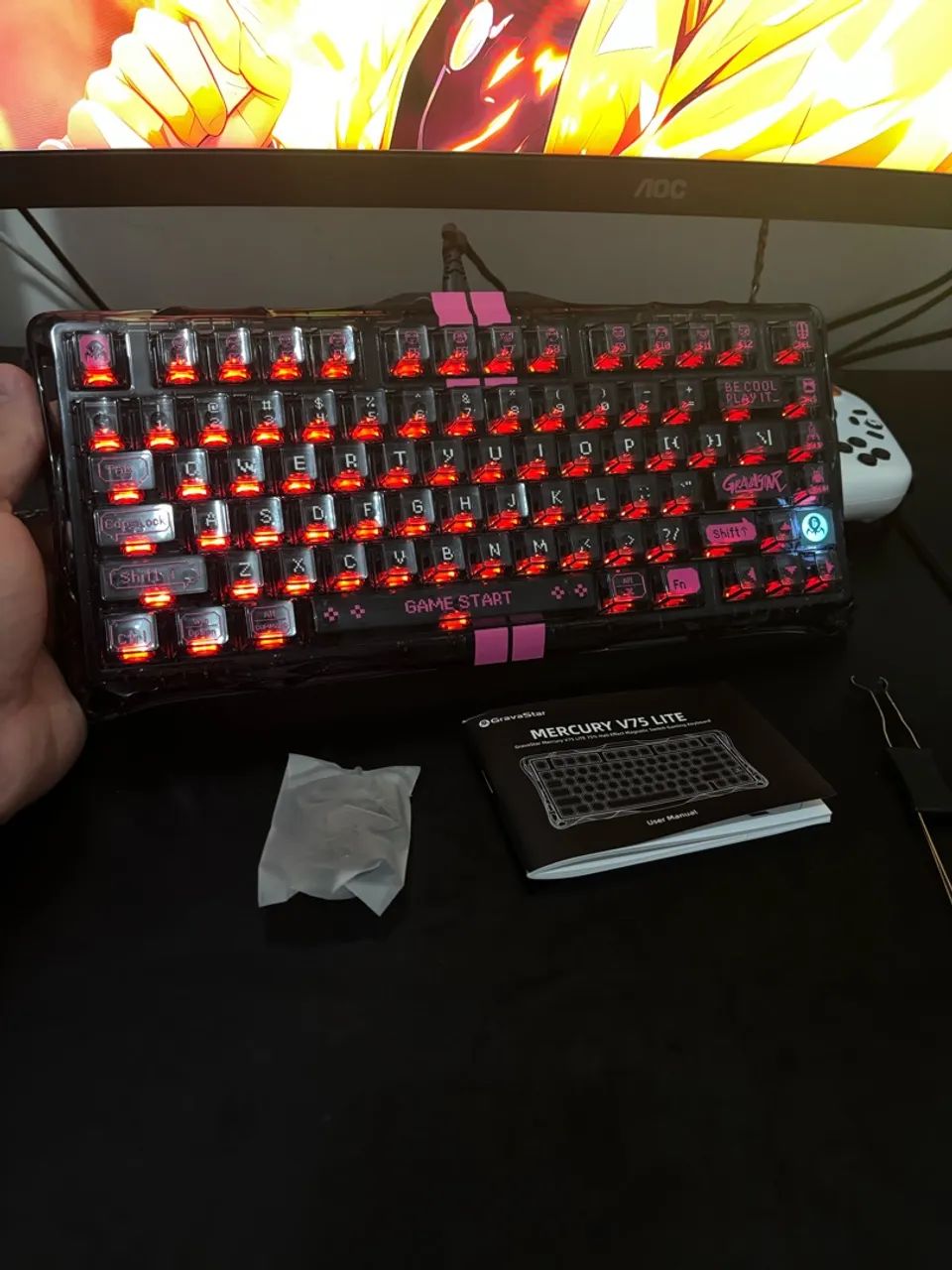 Teclado magnético - GravaStar V75 LITE - Foto 5
