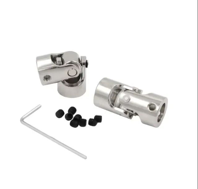 Acoplador Junta Aço 4mm Eixo Modelismo Motor Mini Cardan RC - Foto 4