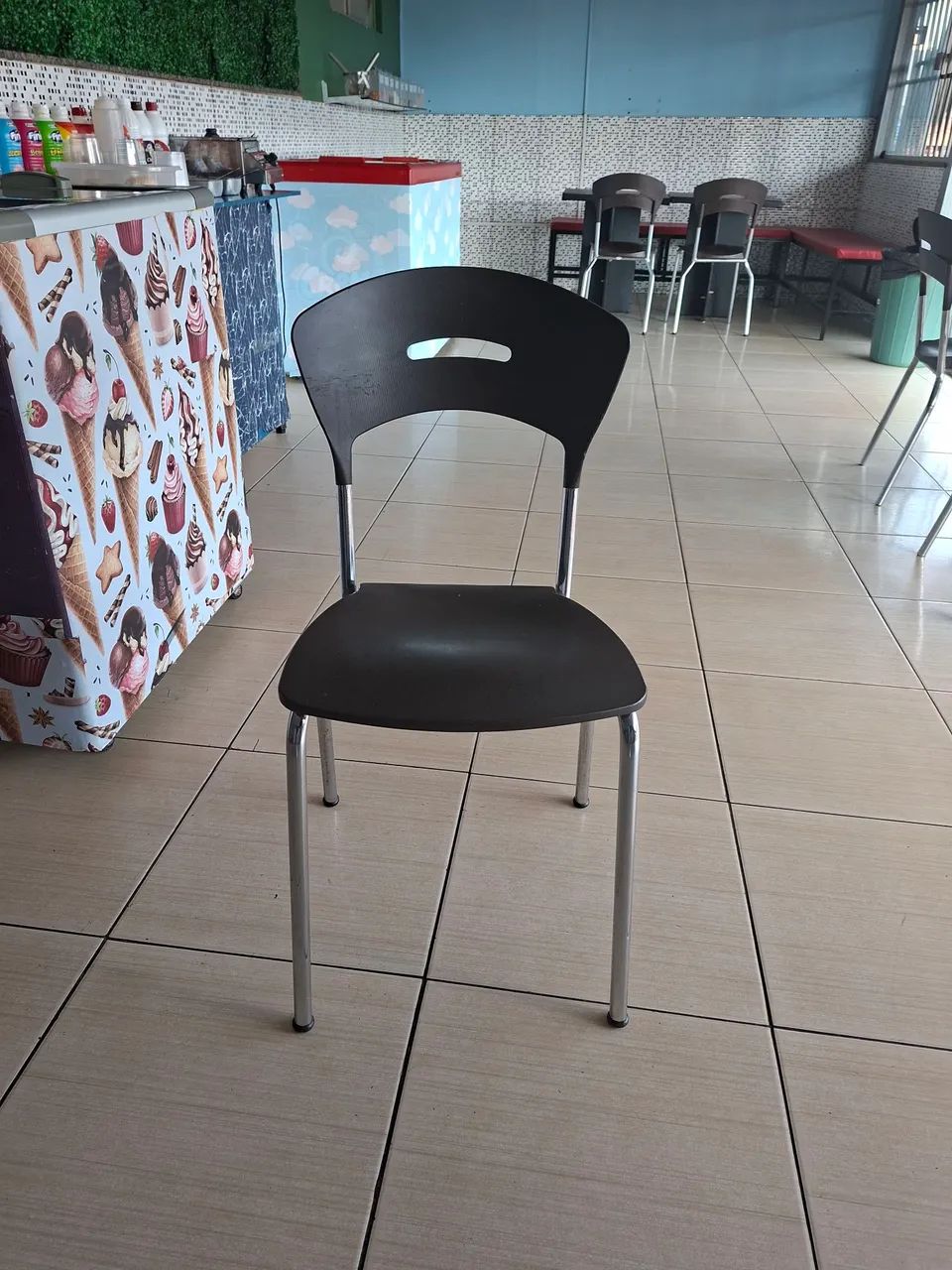 Cadeira de alumínio