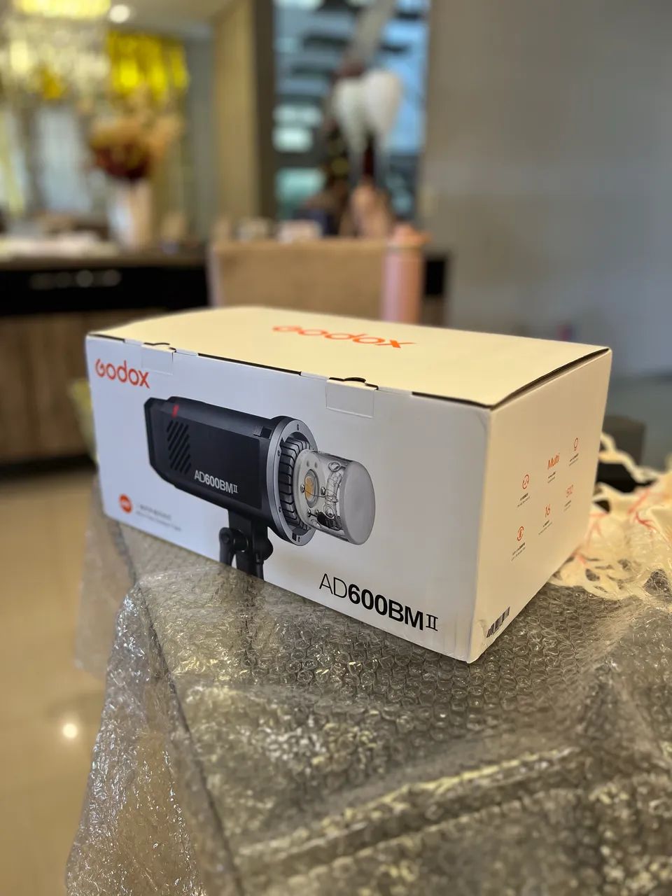 Flash Godox AD600BM II - Novo, Lacrado, 600Ws