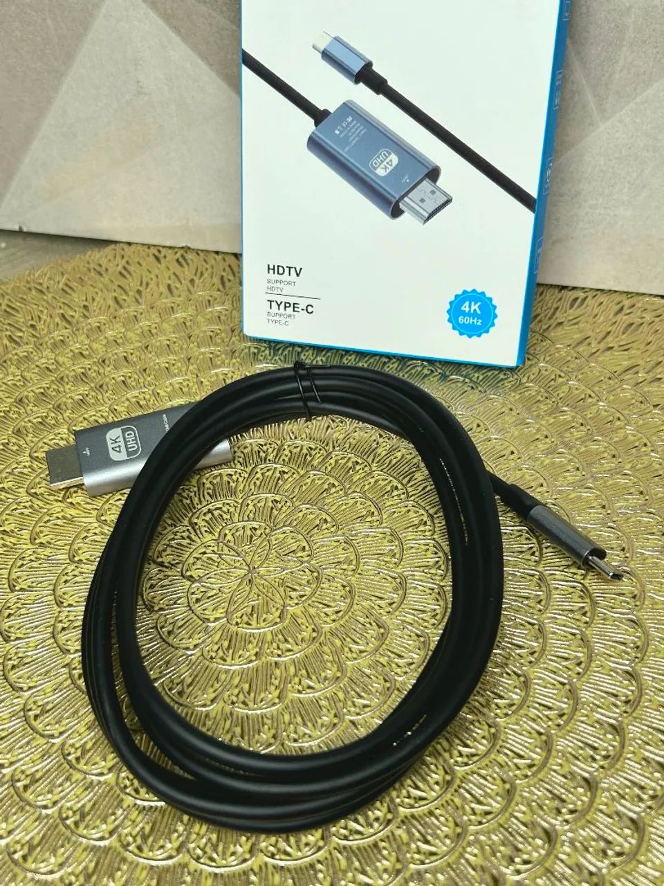 Conversor USB-C para HDMI 4K - Imagem Ultra Nítida e Conexão Moderna - Foto 3