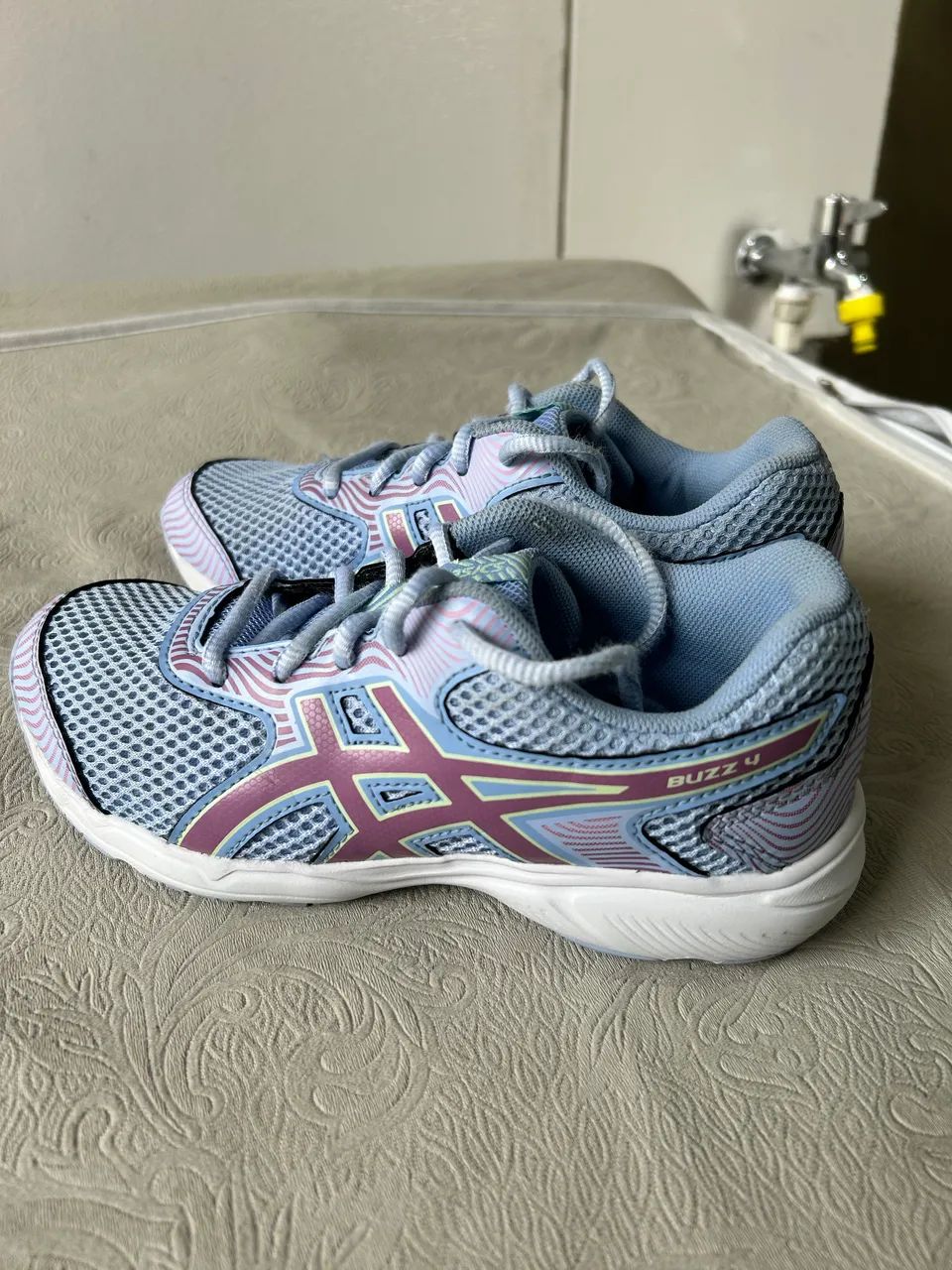 Tênis infantil ASICS Buzz Original N.32 Original  - Foto 6