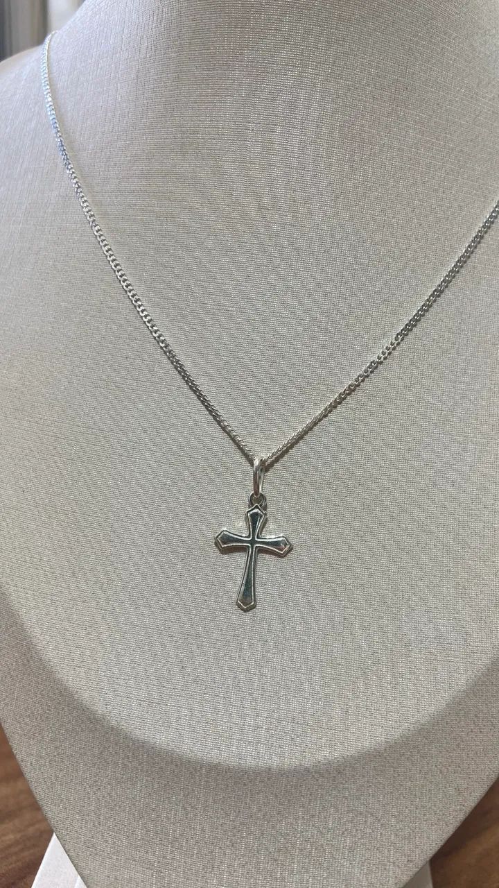 Cordão masculino prata maciça  - Foto 2