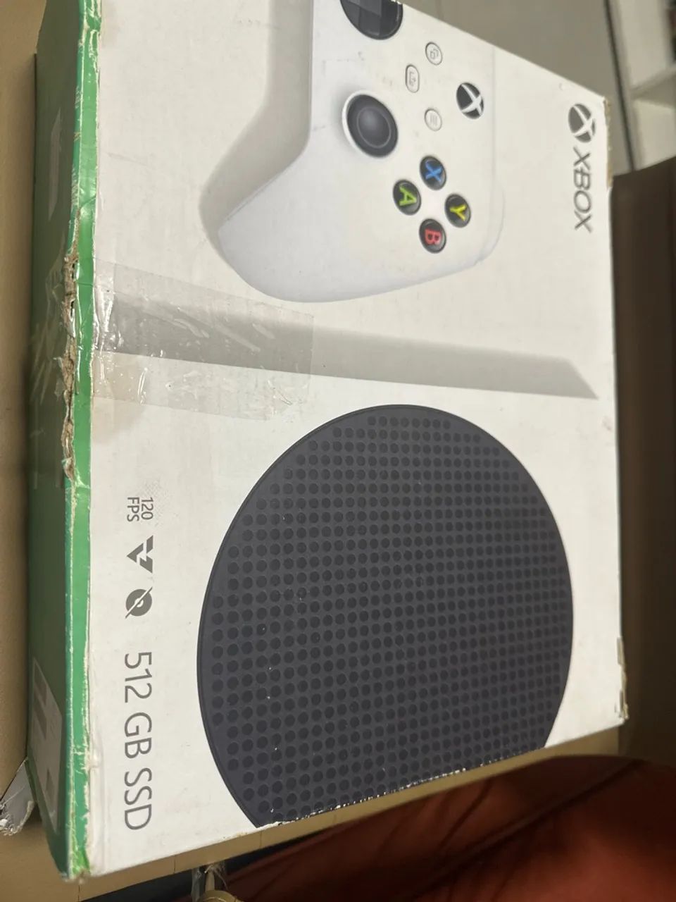 Xbox Series S 512gb na caixa