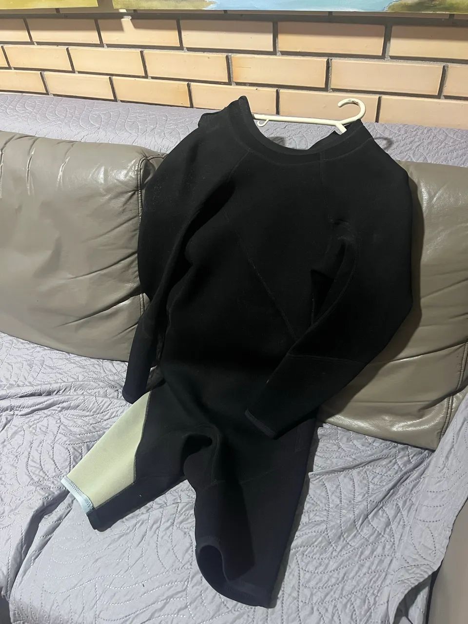 Sleeve short john roupa de borracha