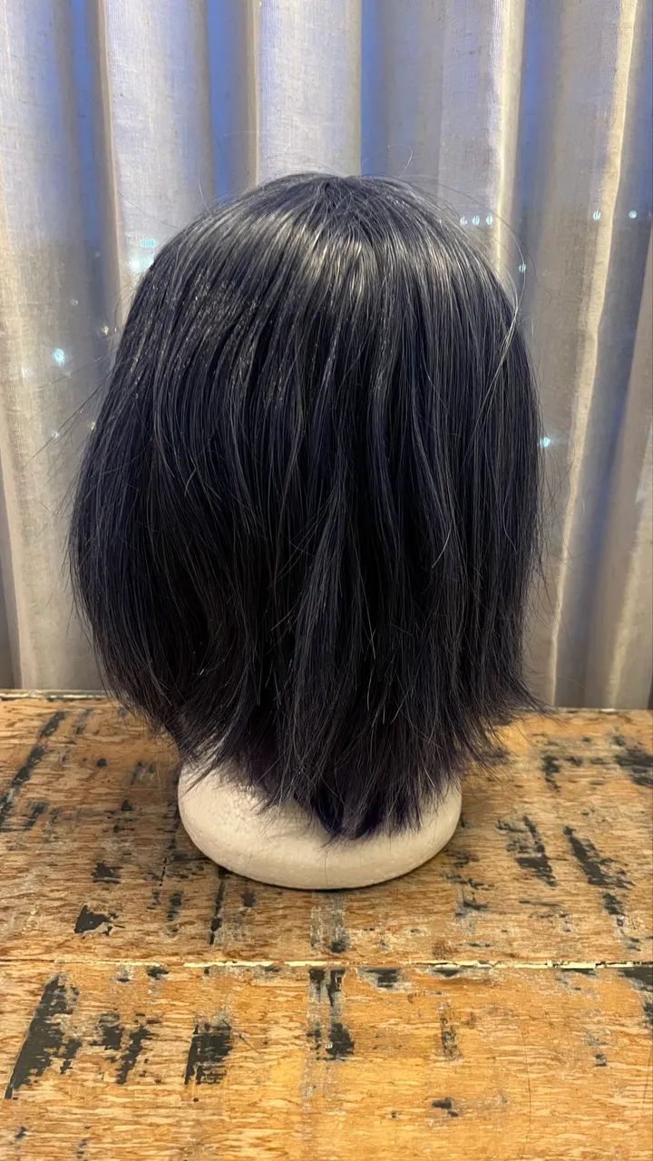 Peruca/Wig Cosplay - Azul Escuro  - Foto 4