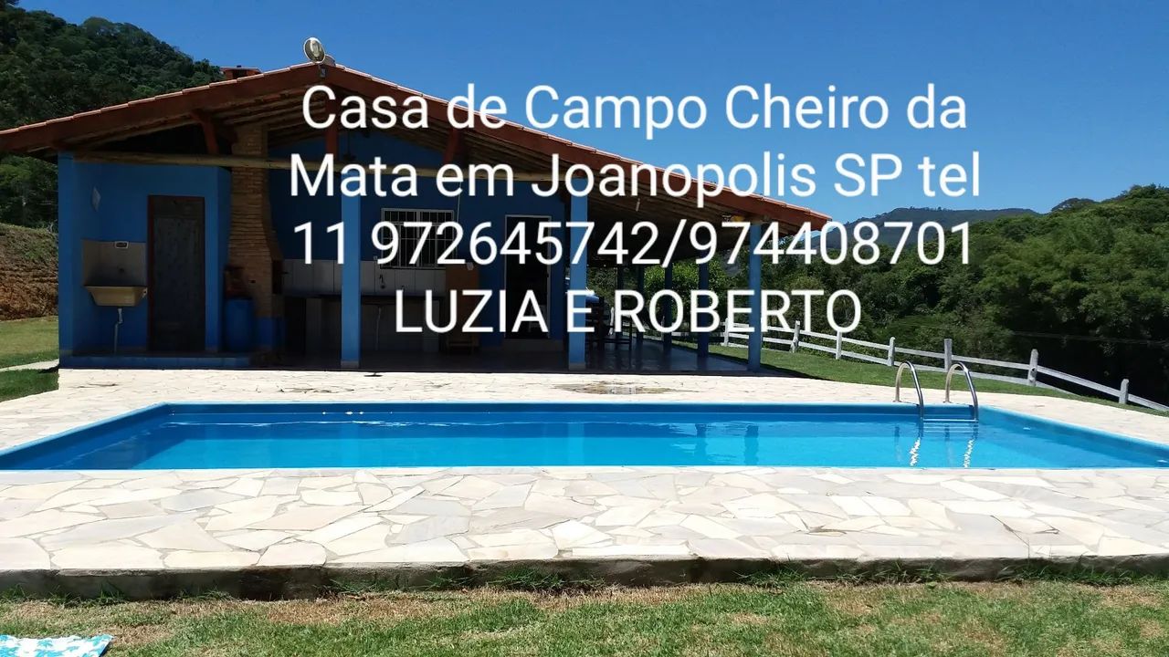Casa de campo Cheiro da Mata em Joanopolis SP