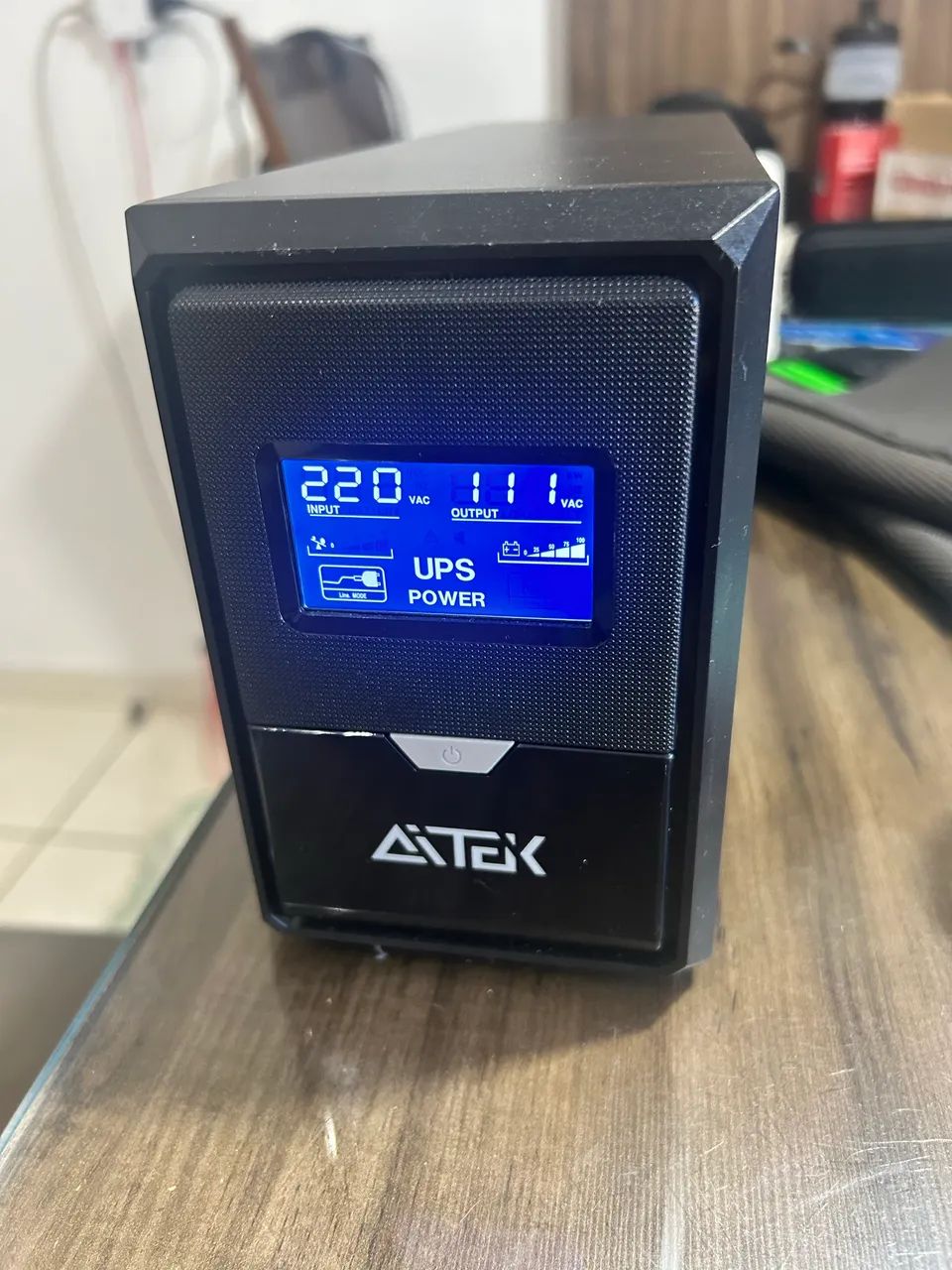 No Break Aitek 650 VA bivolt e saída 110v - Foto 3