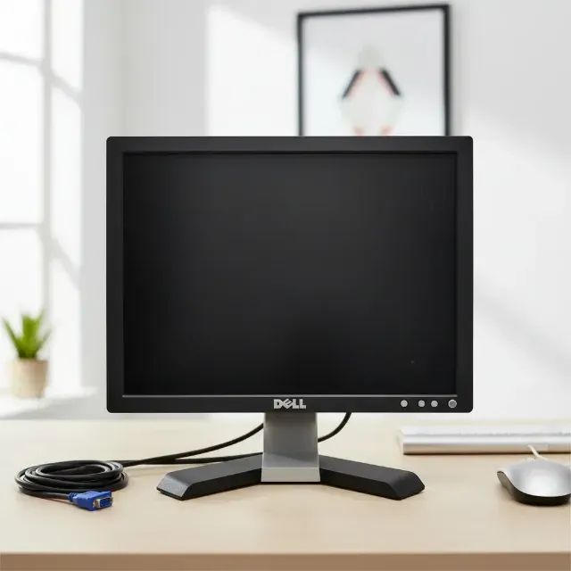 Monitor Dell Quadrado 15 Polegadas em óti-mo estado se mi novo-