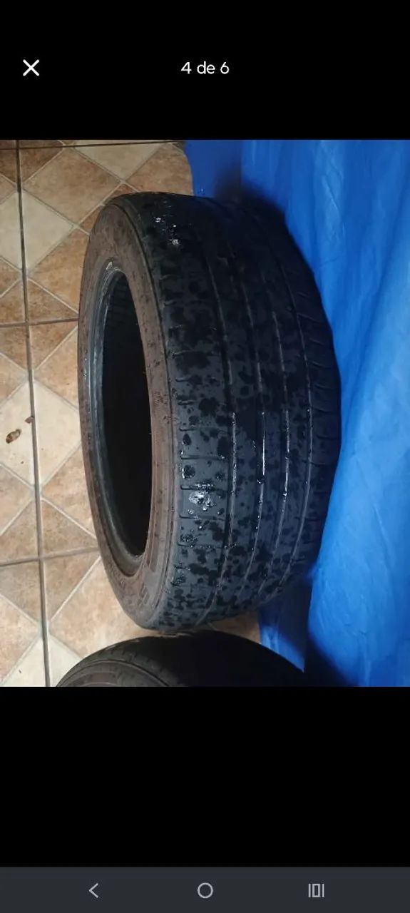 Pneu Aro 16 195/55 semi novo