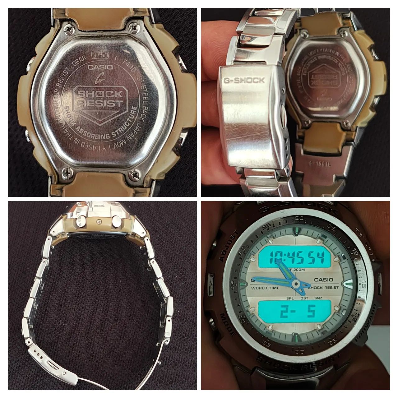 Relógio Casio G-Shock Retrograde Cockpit G-741D-7AV  World Time 200M - Foto 3