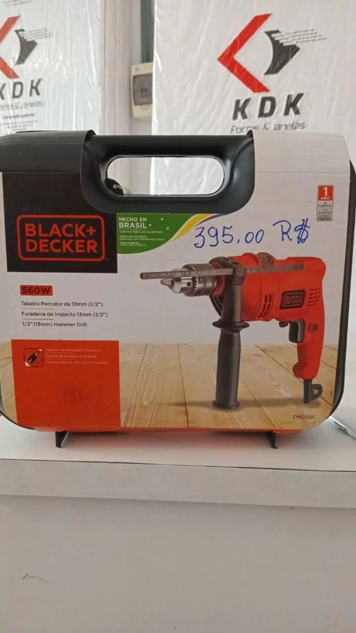 Furadeira de impacto 560 Black Decker 220v 