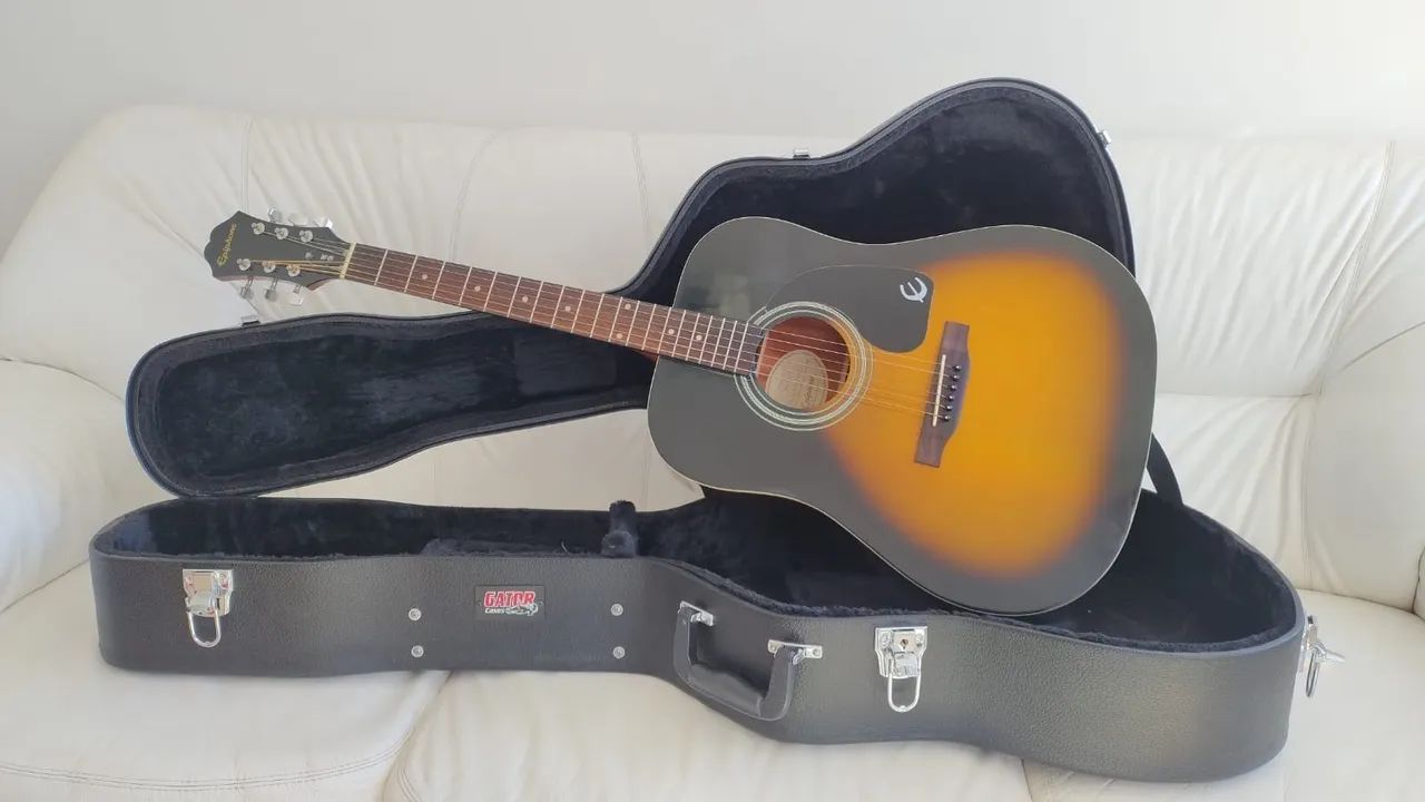 Violão Epiphone 6 cordas + Hardshell case