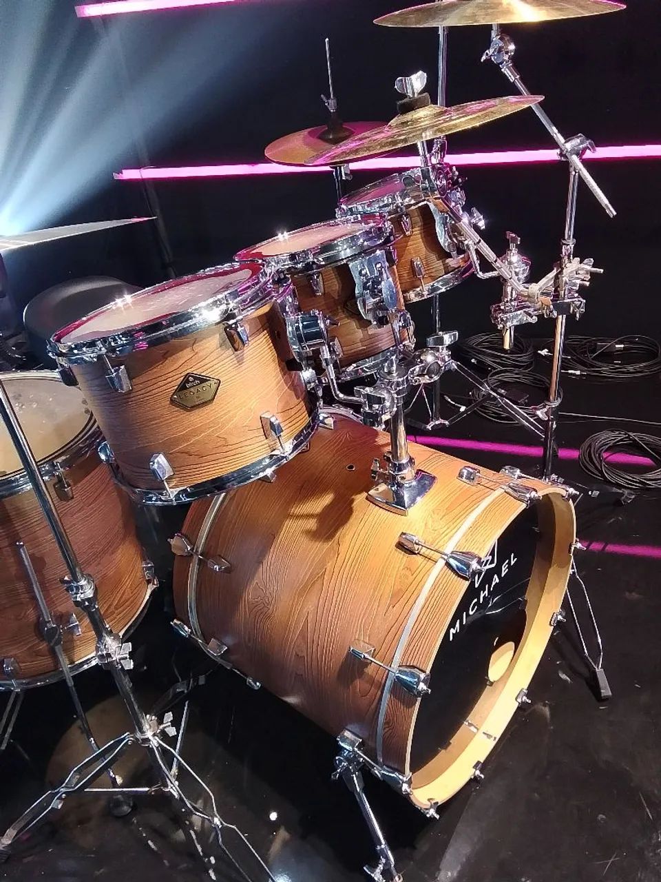 Aluguel de Bateria Michael legacy (birch) completa