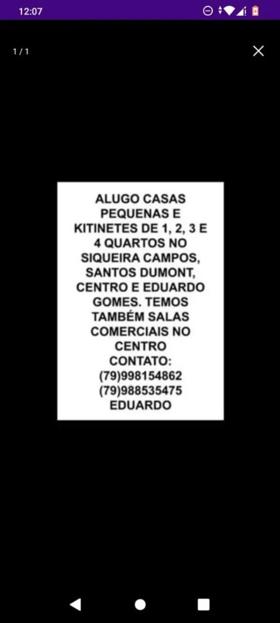 Alugo casas residências 