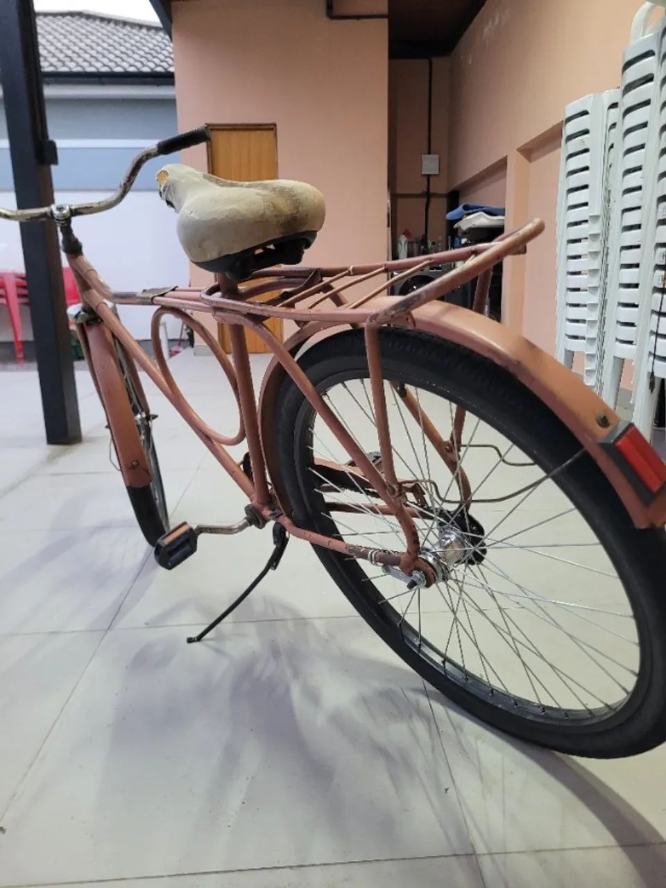 Bicicleta antiga anos 80 -  barra circular - Foto 4