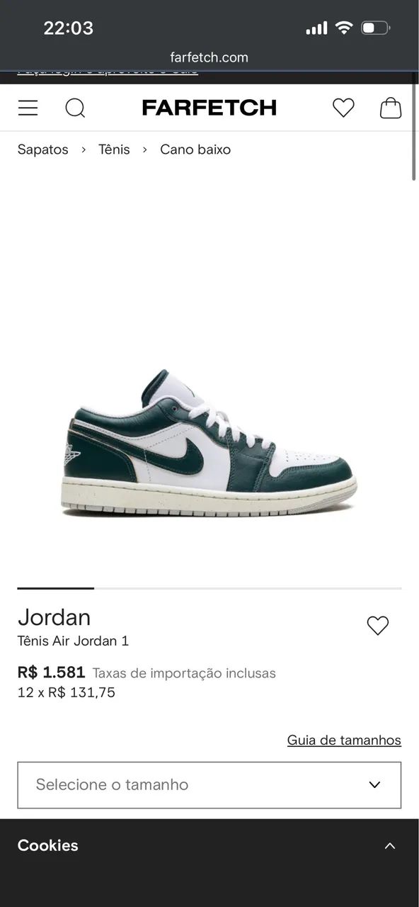 Tênis Nike Air Jordan Low ORIGINAL - Foto 4