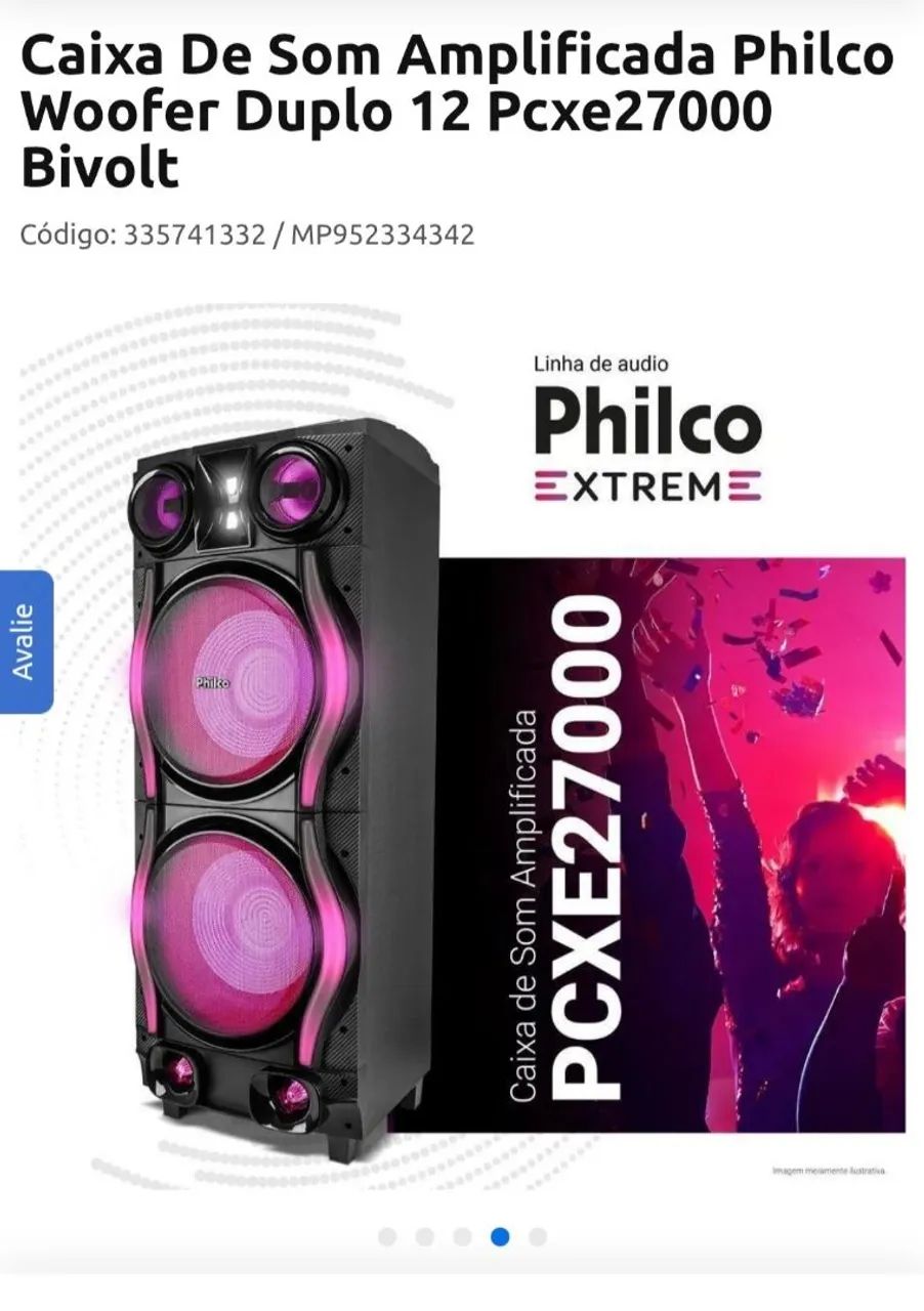 Caixa de som da Philco  - Foto 2