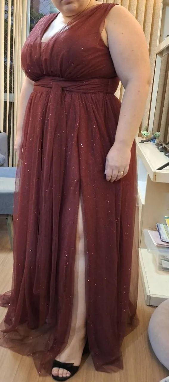 Vestido Marsala para Madrinhas de Casamento  - Foto 3