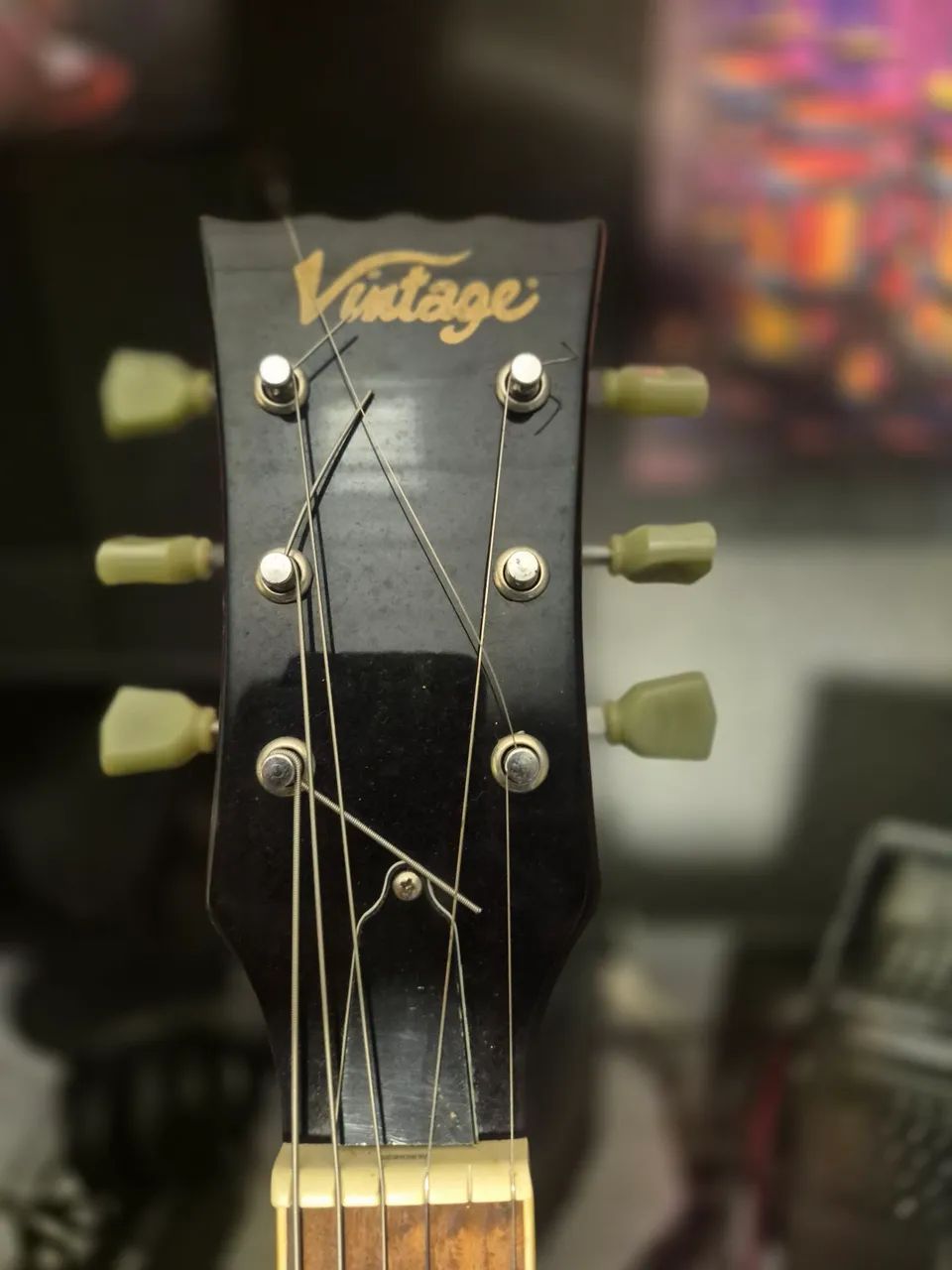 Guitarra Vintage V100 Lemon Drop - Foto 3