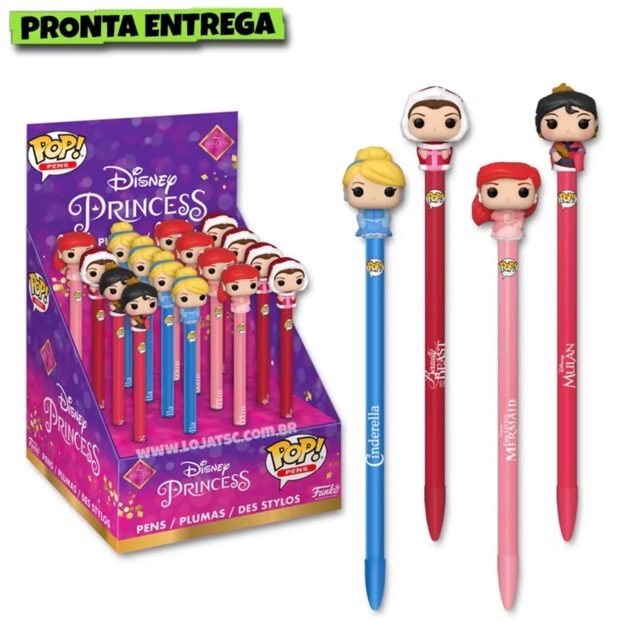Caneta Princesa Cinderella - Funko pop! - Foto 2