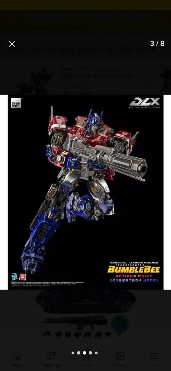 Optimus  prime threezero DLX - Foto 2