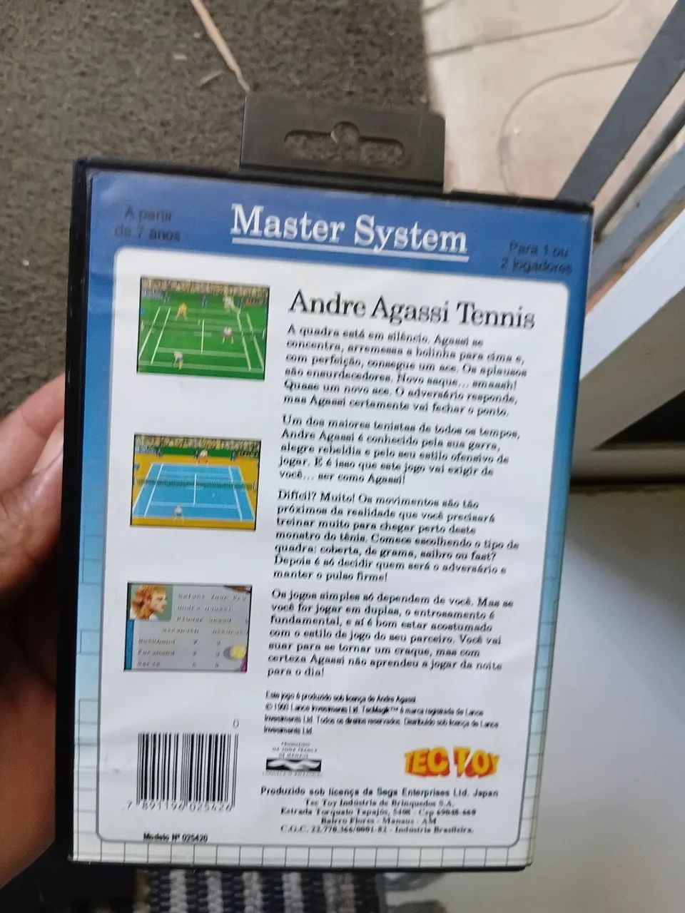 Jogo Master System André Agassi - Foto 3