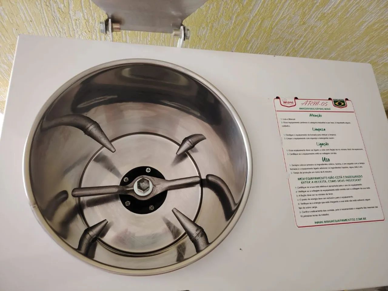 Amasseira rápida 5kg de inox - Foto 3