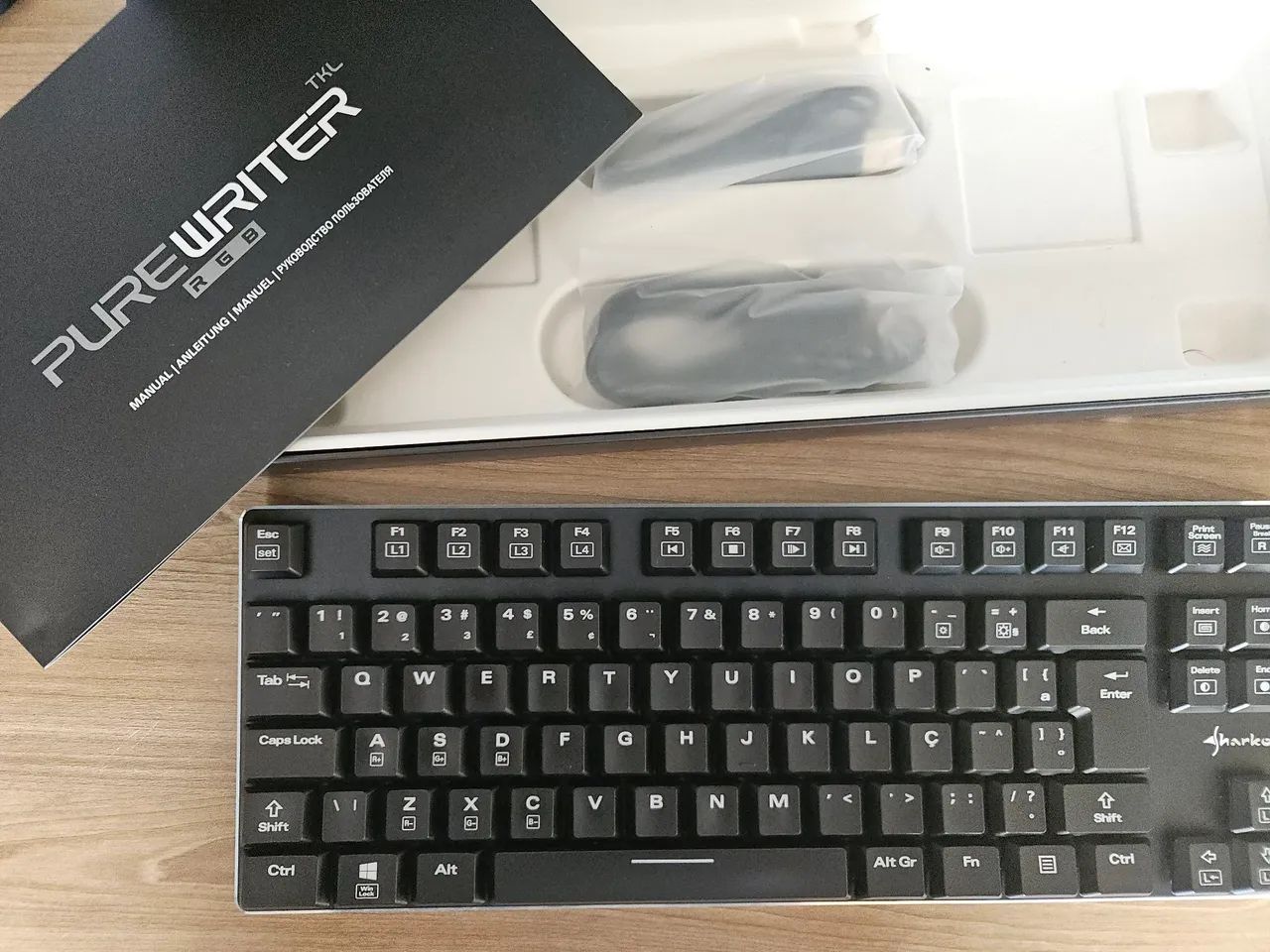 Teclado Mecânico Sharkoon TKL Purewriter - Foto 5