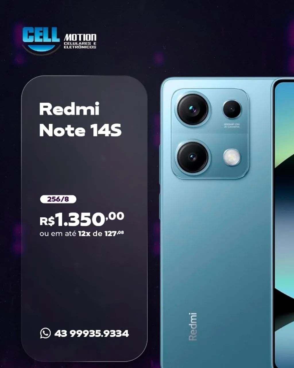 Xiaomi Redmi Note 14S 256GB