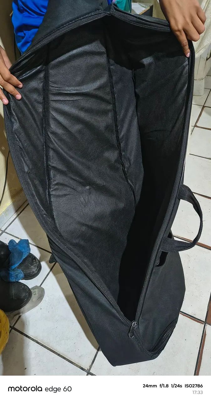 Capa bege para guitarra  - Foto 2