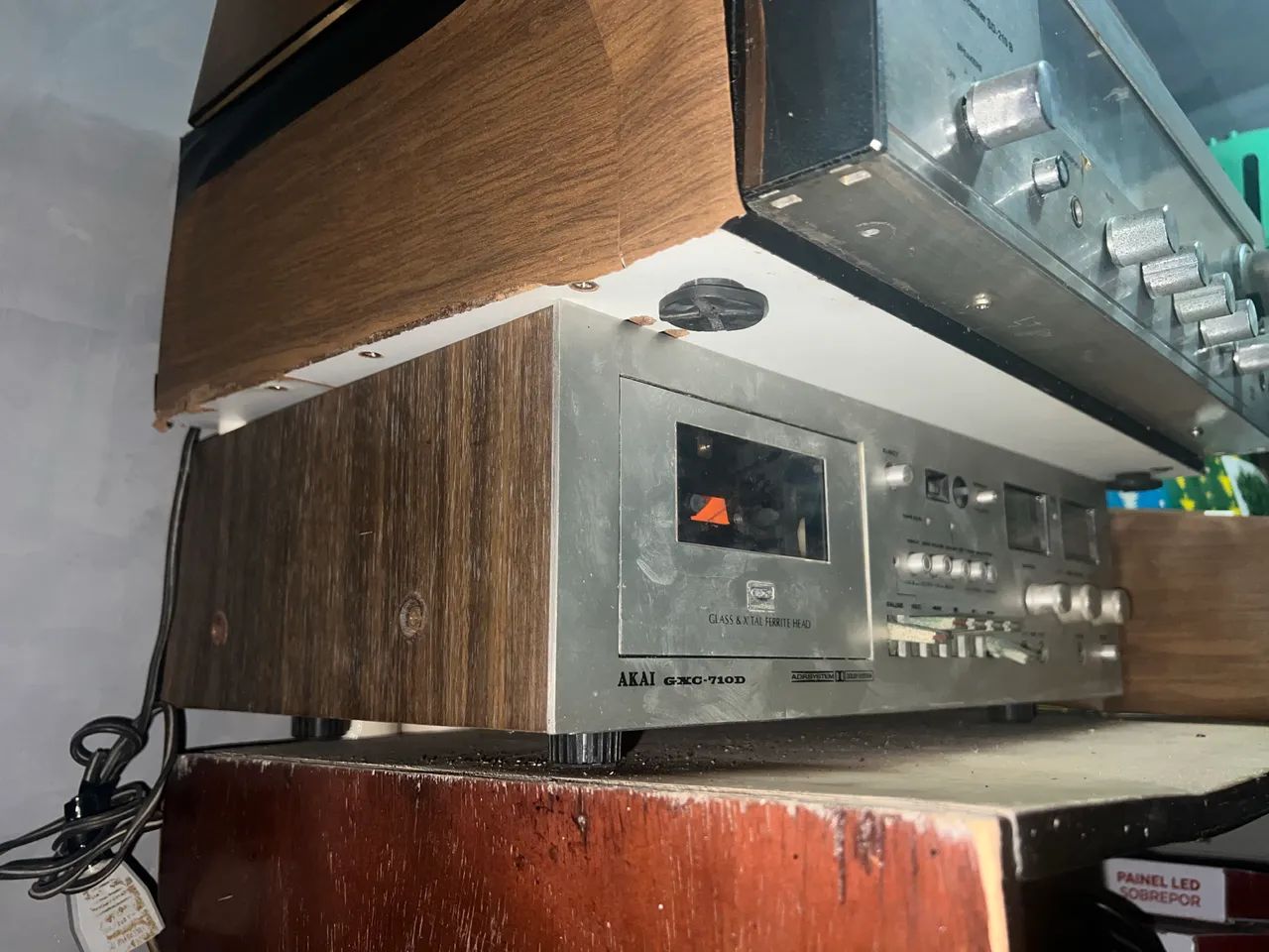 Tape Deck Akai Cs-705d Funcionando Perfeitamete - Foto 5