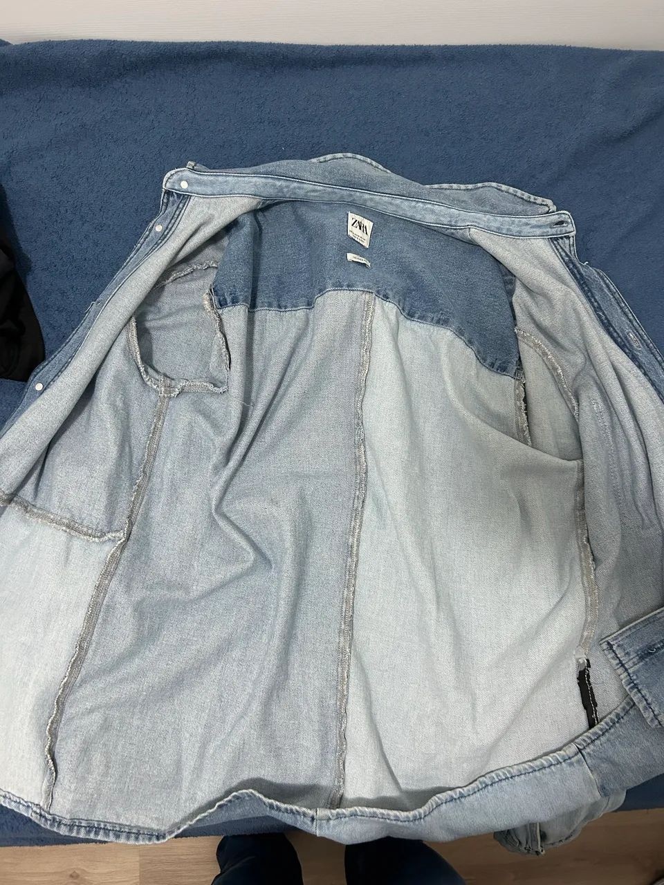 Jaqueta Jeans Zara Masculina - Foto 4