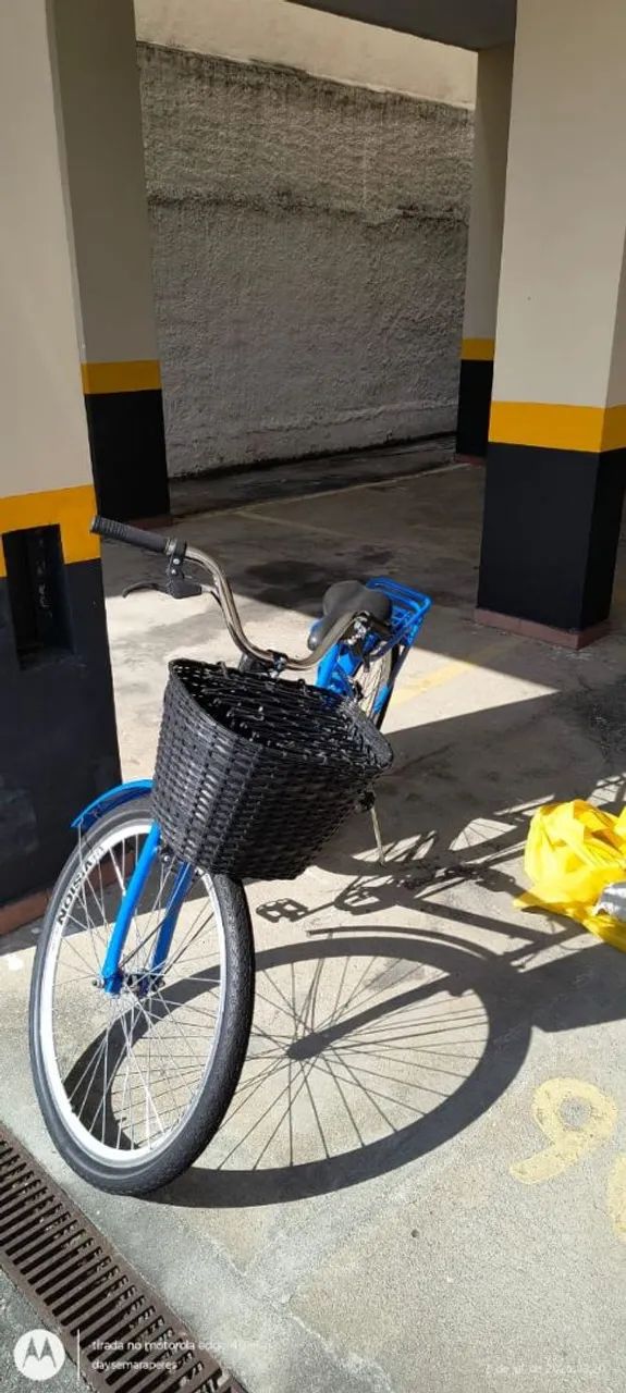 Bicicleta feminina semi nova azul - Foto 3