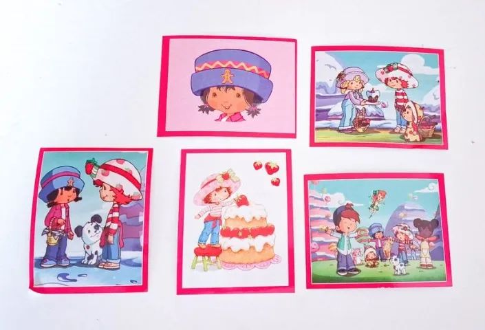 lote figurinhas 2005 moranguinho panini