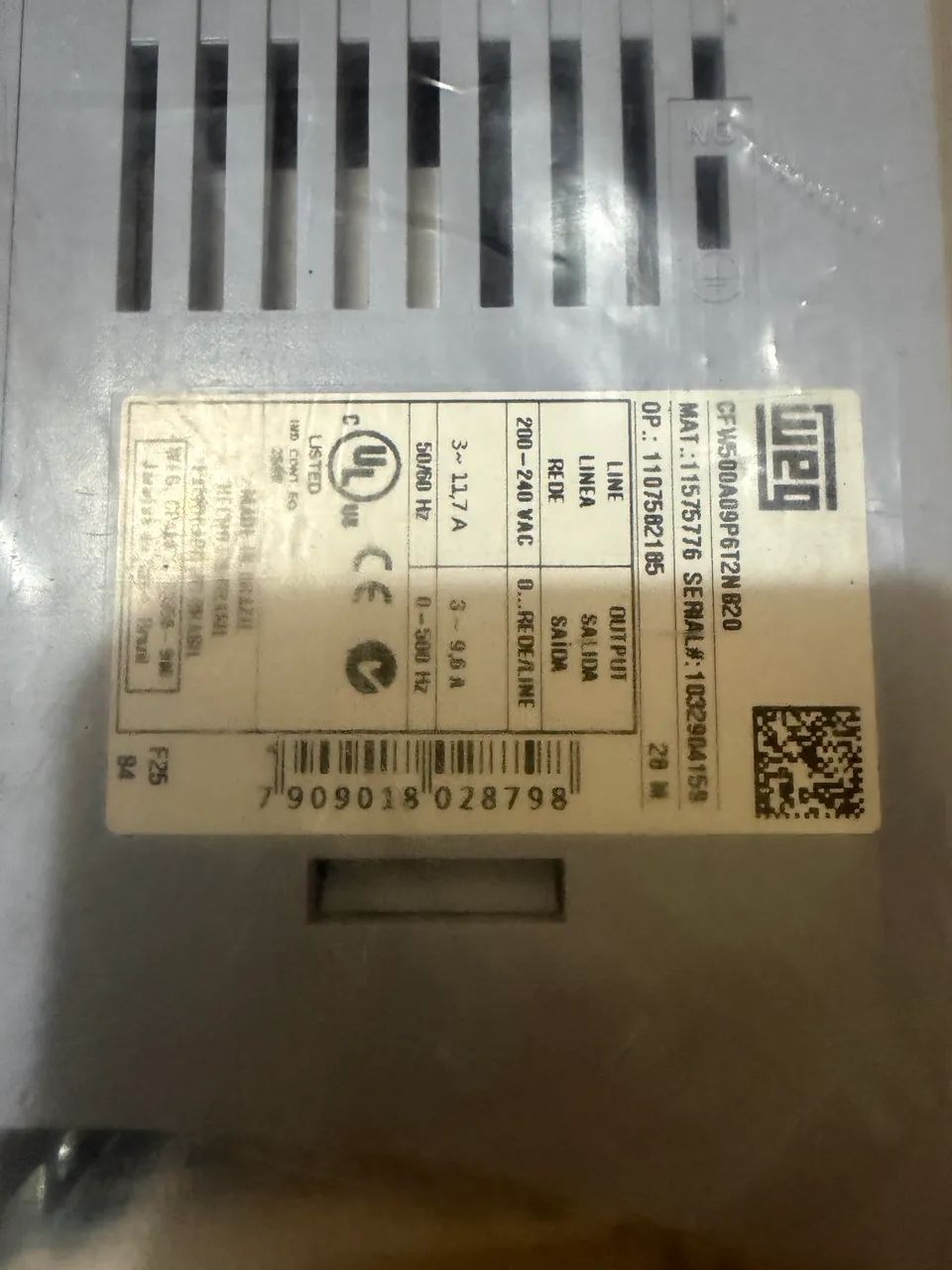 Inversor de frequência CFW500 WEG 9,6A 3cv trifásico  - Foto 2