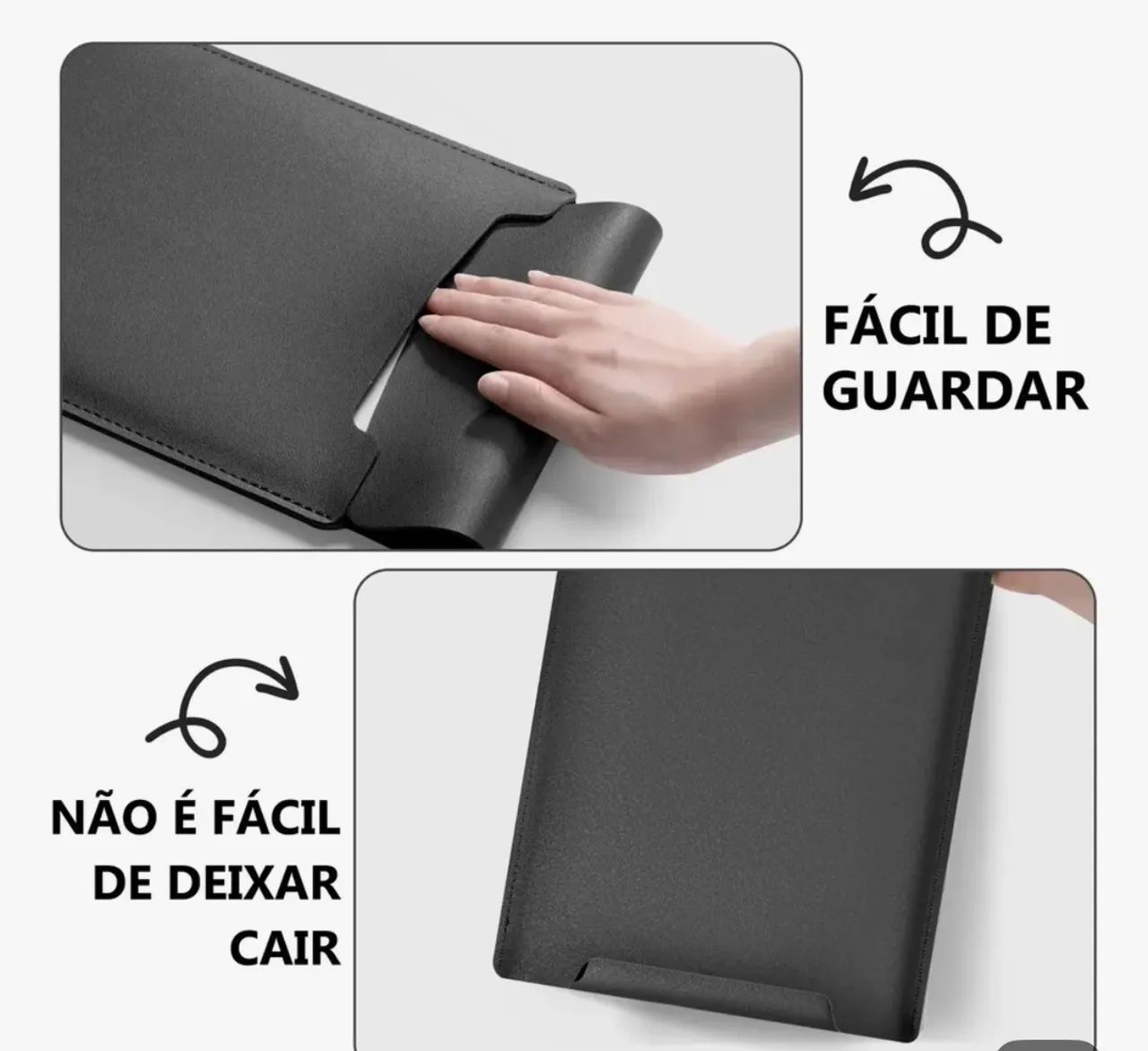 Capa em couro MacBook/notebook  - Foto 5