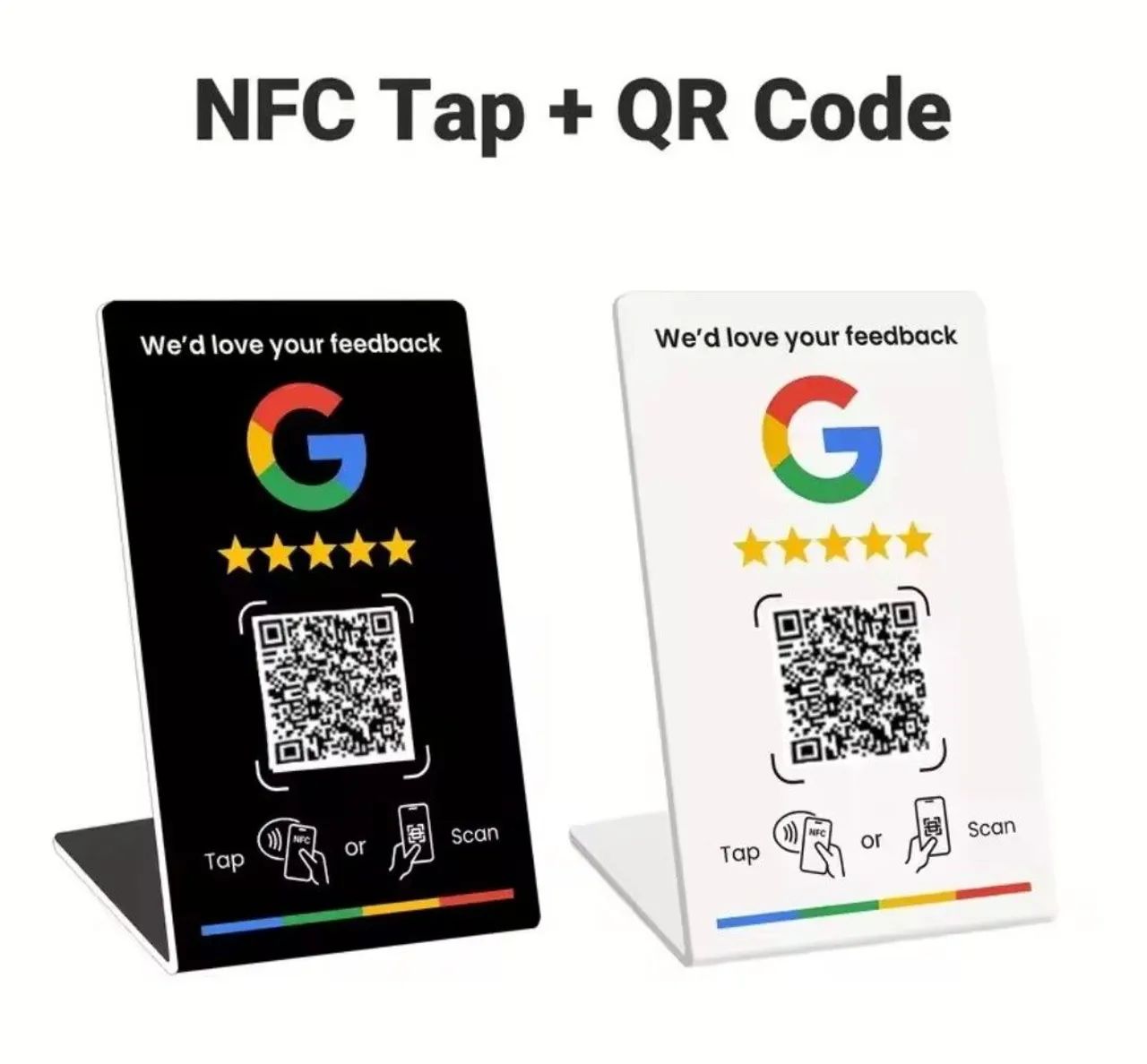 Placa de Avaliação Google Meu Negócio - Aproximação NFC + QR Code - Foto 2