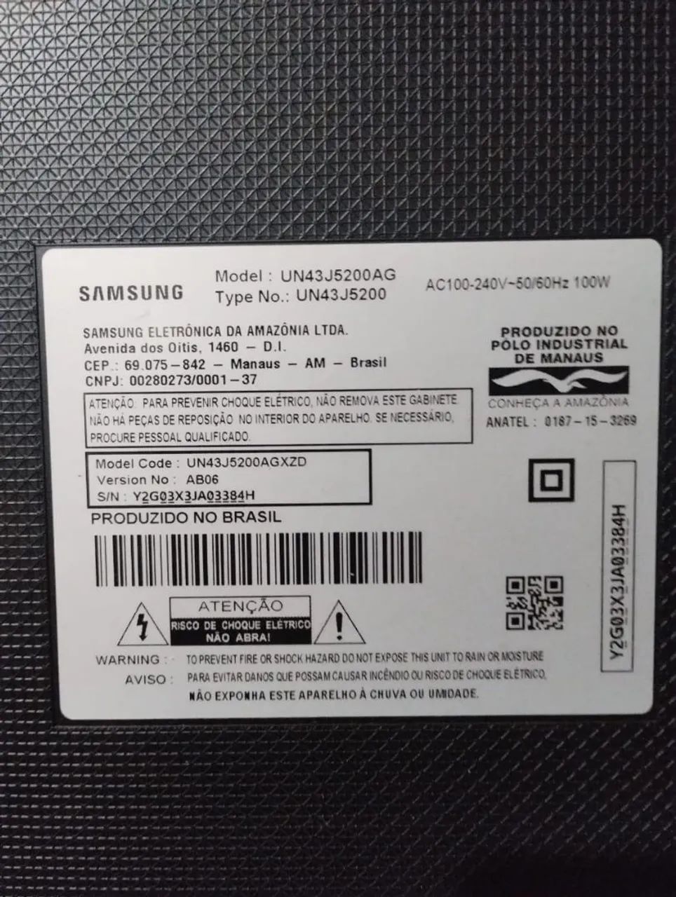 Placas e LEDs tv Samsung(un43j5200ag)