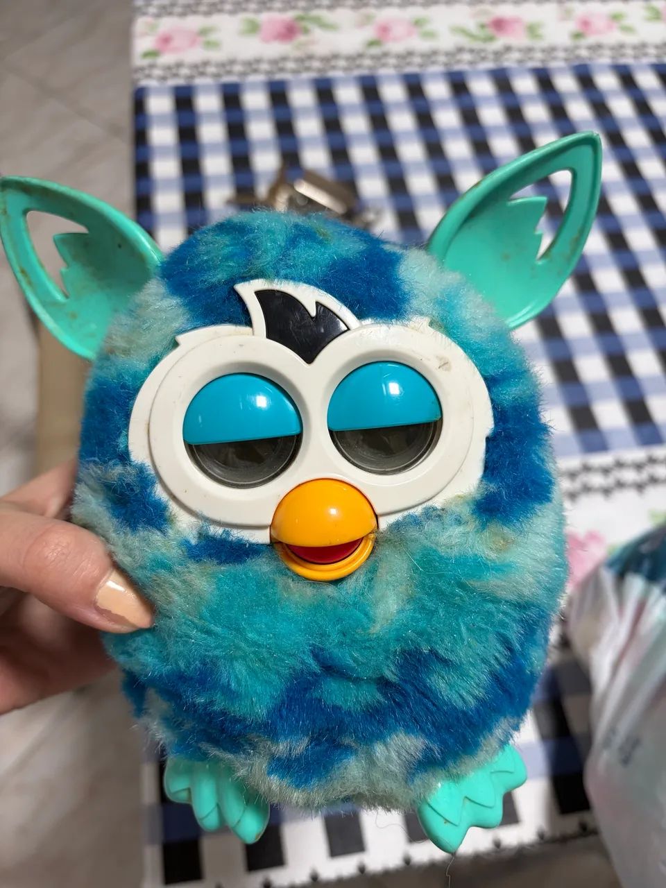 Furby azul antigo brinquedo  - Foto 3
