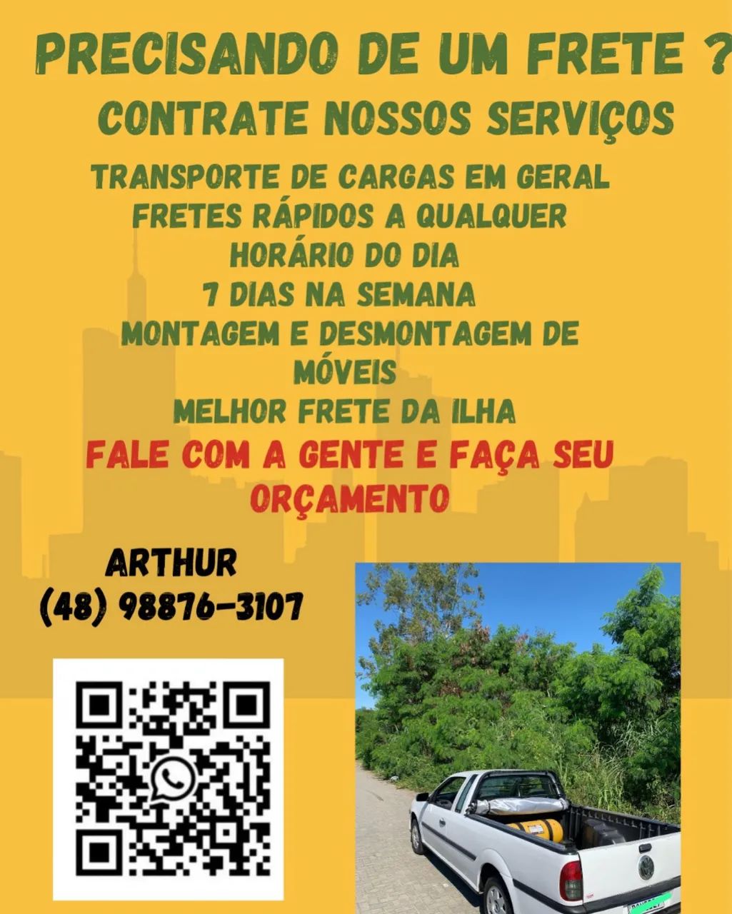 Fretes de Cargas em geral 