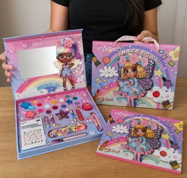 Kit de maquiagem infantil fada 