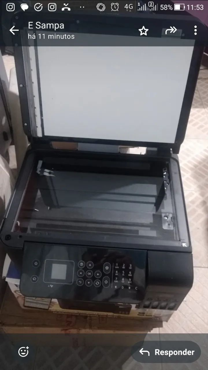 Impressora Multifuncional Epson L5190 com defeito na cabeça de impressão (cabeçote) - Foto 2