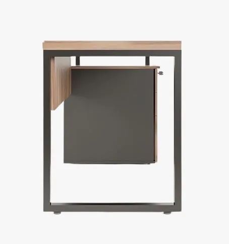 MESA PARA ESCRITORIO COM GAVETEIRO LOJA IKONOFFICE  - Foto 2