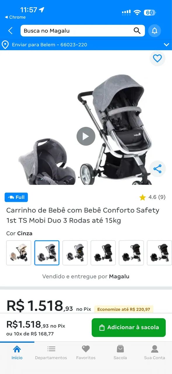 Carrinho de bebê  - Foto 4